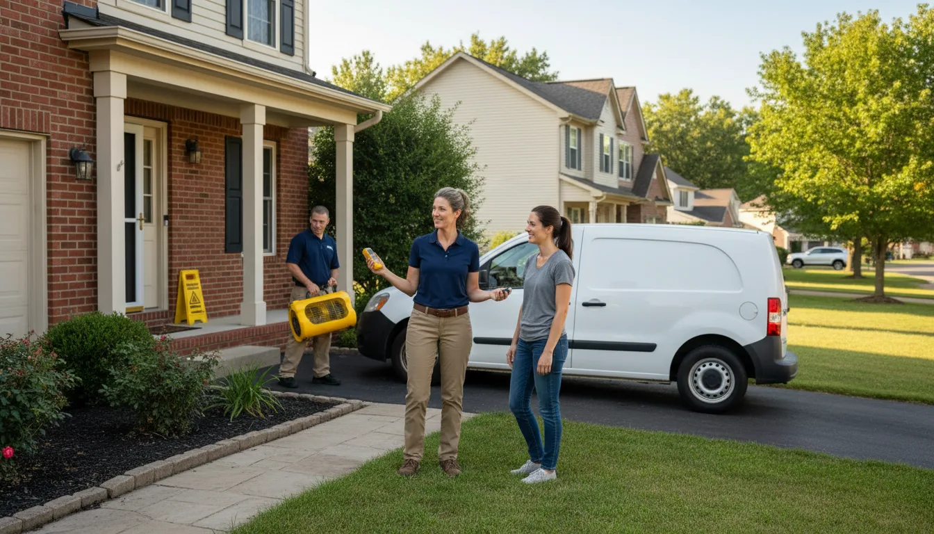 Water restoration image for Dehumidification And Cleanup Services in North Monmouth, ME